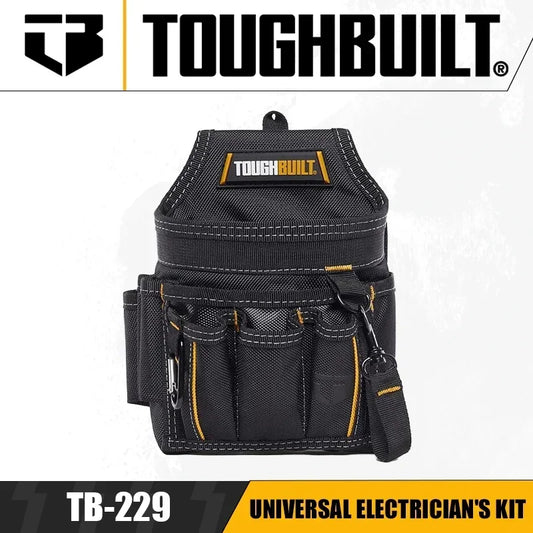 TOUGHBUILT TB-229 Universal Electrician's Kit Tool Belt Pouches Wear-resistant Tool Pouches Tool Accessories